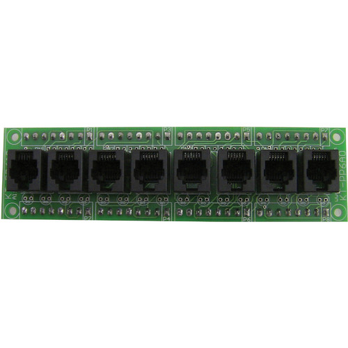 Alzatex KTPP6A0 Patch Panel Block with 8 RJ11 Ports