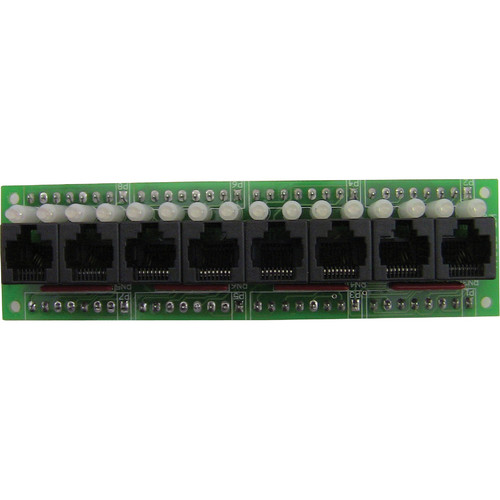 Alzatex KTPP8SA0 Patch Panel Block with 8 RJ45 Ports & Status Monitoring LEDs