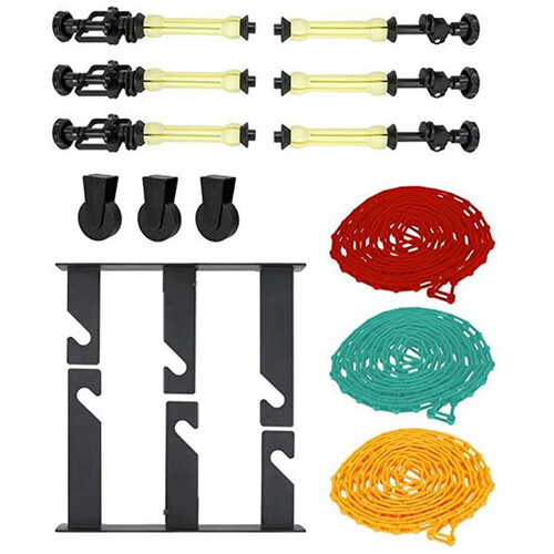 ALZO Wall Mount 3-Pole Background Support Kit (6')