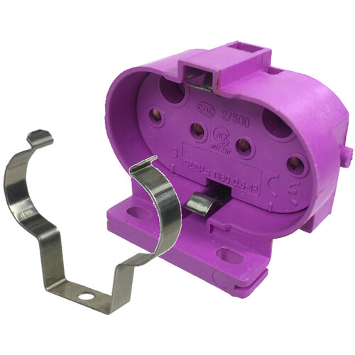 ALZO 2G11 UV Resistant PBT Socket Lamp Holder with Spring Clamp&nbsp(250-Pack)