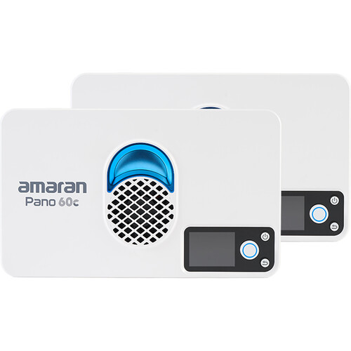 amaran Pano 60c RGB COB Mobile Light Panel (2-Light Kit White)