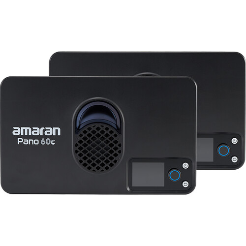 amaran Pano 60c RGB COB Mobile Light Panel (2-Light Kit Charcoal)