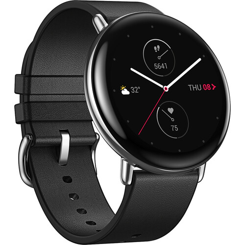 Zepp E Smartwatch (Circular Bezel, Polar Night Black) W1936OV2N