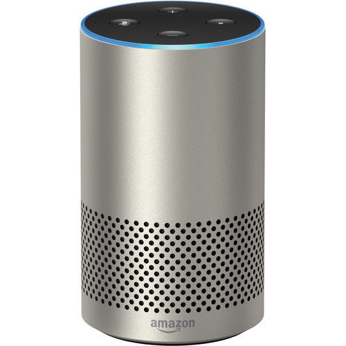 Amazon Echo 2nd Generation Silver Finish B H Photo Video amazon-echo-2nd-generation-silver-finish-b-h-photo-video