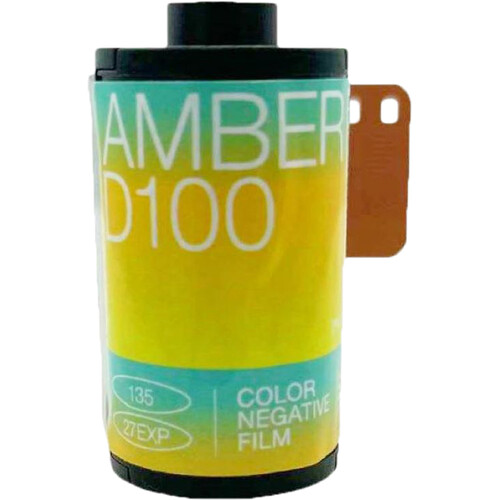Amber 100D Color Negative Movie Film (35mm Roll Film 27 Exposures)