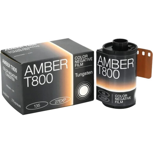 Amber 800 ISO Color Negative Tungsten Movie Film (35mm Roll Film 27 Exposures)