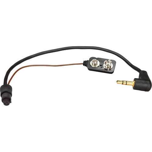 Ambient Recording 3-Pin Binder to 3.5mm Stereo Mini Jack Hydrophone Adapter Cable for ASF-G