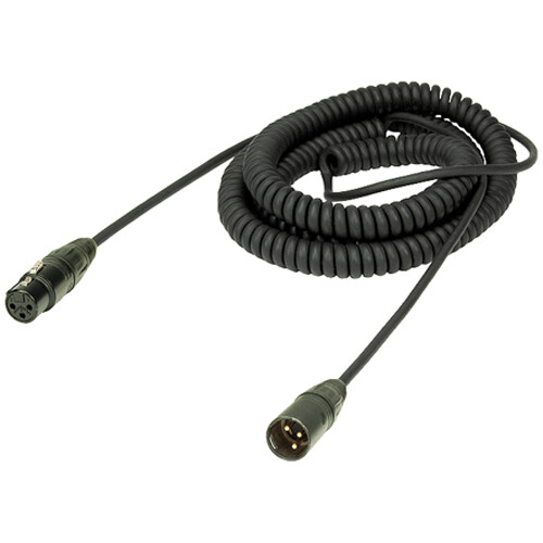 Ambient Recording Low-Profile Coiled Microphone Cable (20 to 78