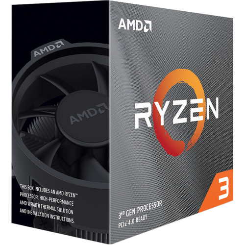 Procesador AMD Ryzen 3 3100 de cuatro núcleos AM4