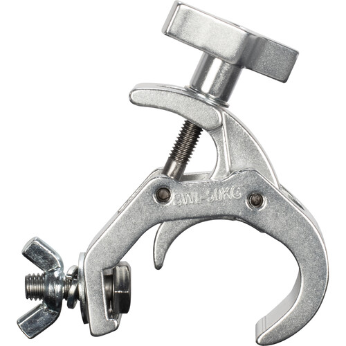 American DJ Quick Rig Hook-Style Clamp (Small Silver)