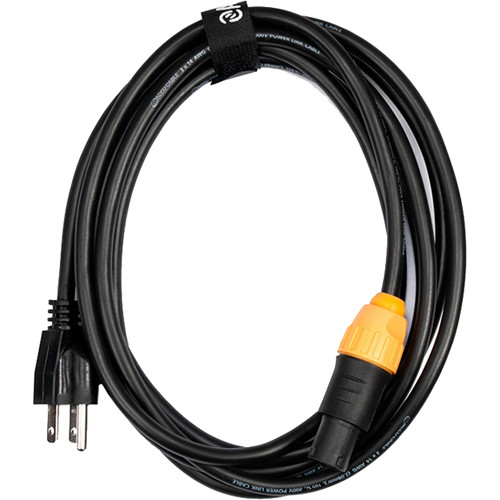 American DJ IP65 Power Link to Edison 3-Prong Power Cable 10'