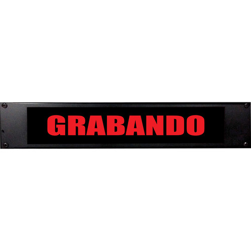 American Recorder GRABANDO Sign with LEDs (2 RU Spanish Red)