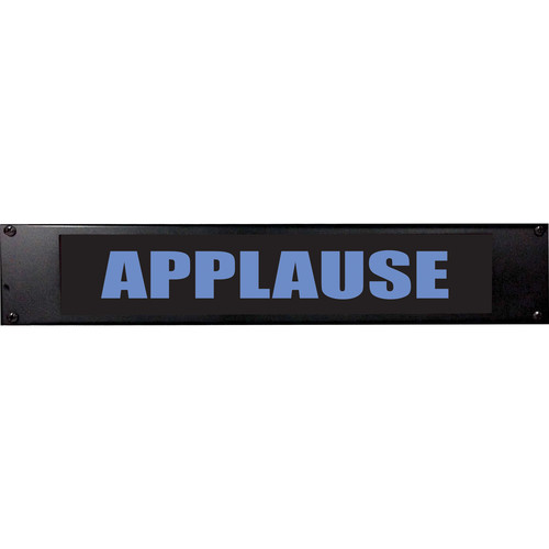 American Recorder APPLAUSE Sign with LEDs (2 RU Blue)