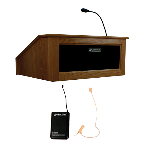 AmpliVox Sound Systems Victoria Tabletop Lectern SW3025WTFT