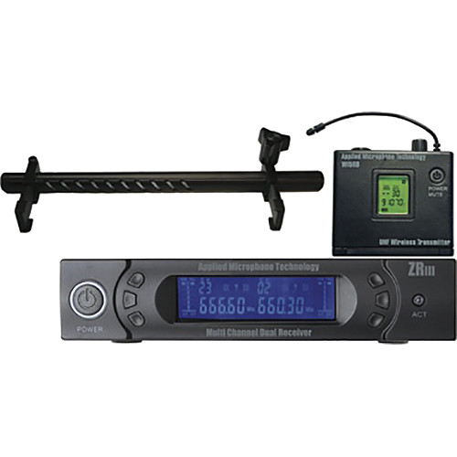 AMT HR3 Harmonica Microphone with Wi5IIB BeltPack Wireless HR3B