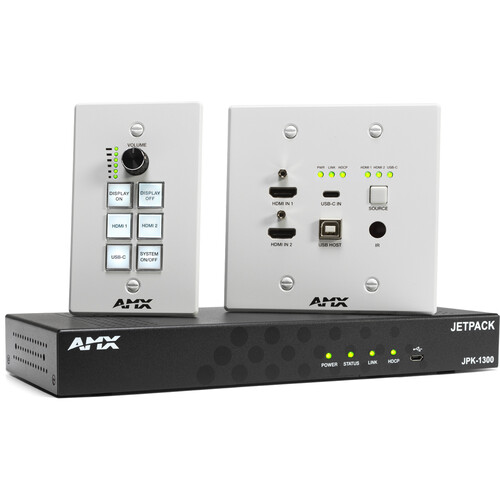 AMX Jetpack 3x1 4K60 Transmitter Receiver & Controller Kit (US/AU)