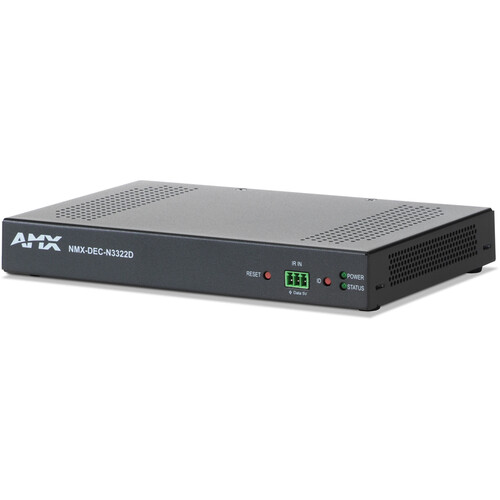 AMX N3322D 4K60 H.26x/Dante AV-H Decoder