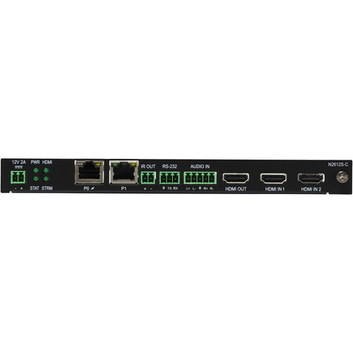 AMX N2612S-C 4K60 MWC/Dante AV-A HD Multi-Codec Dual-Stream Encoder Card