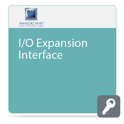 Analog Way OPT-4KP60P-SDI-VIO4K, DP 1.2, HDMI 2.0, 12G-SDI and 3G-SDI I/O Expansion Interface