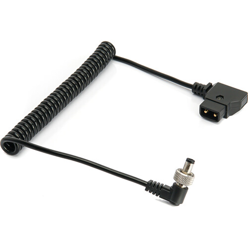 ANDYCINE D-Tap to Locking DC 2.5mm Right-Angle Coiled Cable (12 to 39