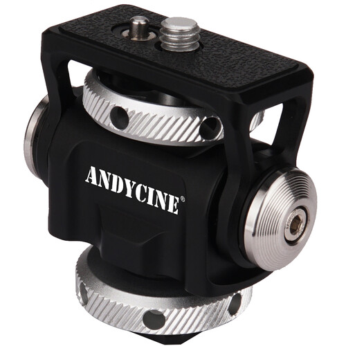 ANDYCINE Field Monitor Holder with Shoe Adapter & Anti-Twist Mount for 5/7