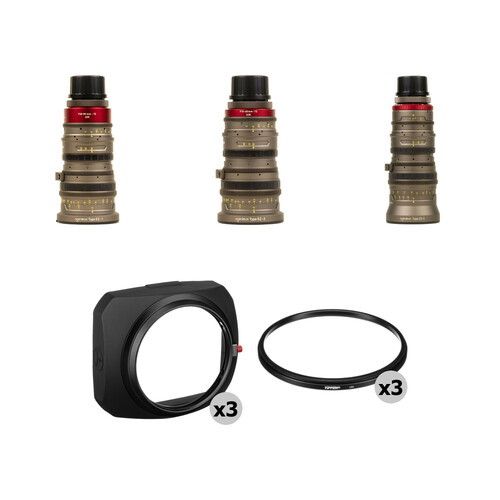 Angenieux EZ-1 EZ-2 and EZ-3 Super 35 and Full-Frame Cinema Zoom Lens Kit