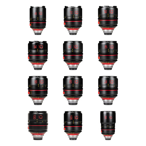 Angenieux Optimo Prime Platinum Lens Set (18 21 24 28 32 40 50 60 75 100 135 & 200mm)