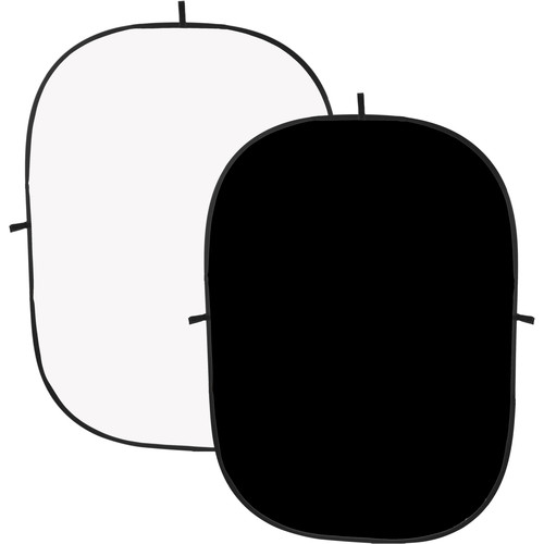 Angler Collapsible Background II (Black/White 5 x 7')