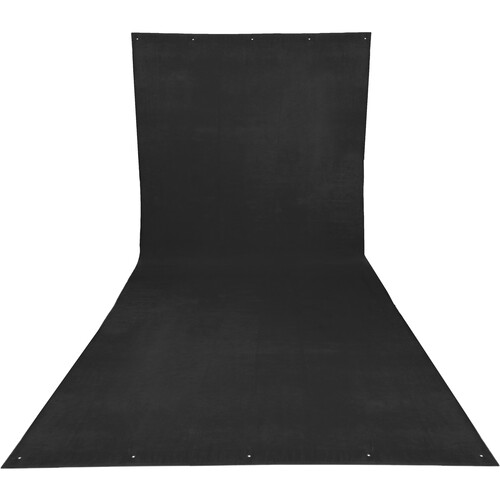 Angler Wrinkle-Resistant Fleece Background (Black 9 x 20')