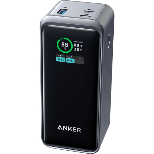 ANKER 3-Port 200W Power Bank with LCD Sc