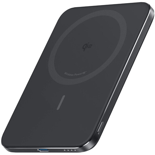 Anker Nano Slim Magnetic Wireless Power Bank (5000mAh Black)