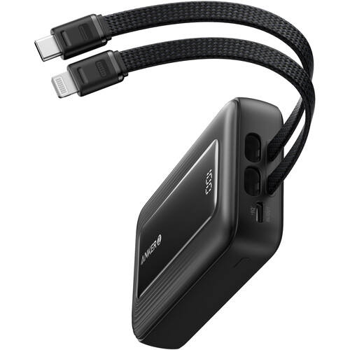 Anker Zolo USB-C and Lightning Power Bank (10000mAh Black)