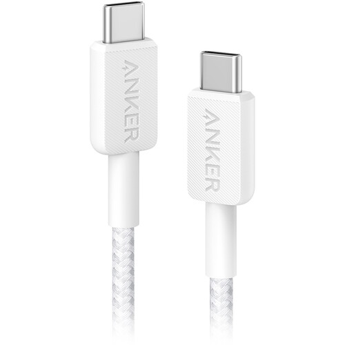 Anker 322 Braided USB-C Cable (6' White)