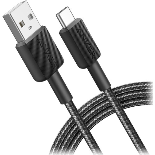 Anker USB-A to USB-C Data Cable (6' Black)