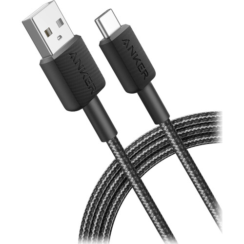Anker 322 Braided USB-A to USB-C Cable (Black 10')