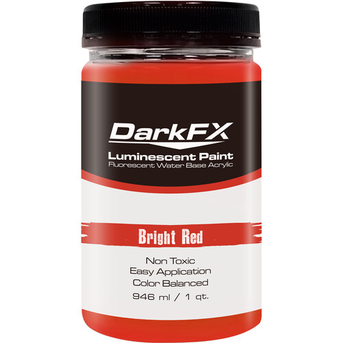 Antari DarkFX UV Paint (Bright Red 1 Quart)