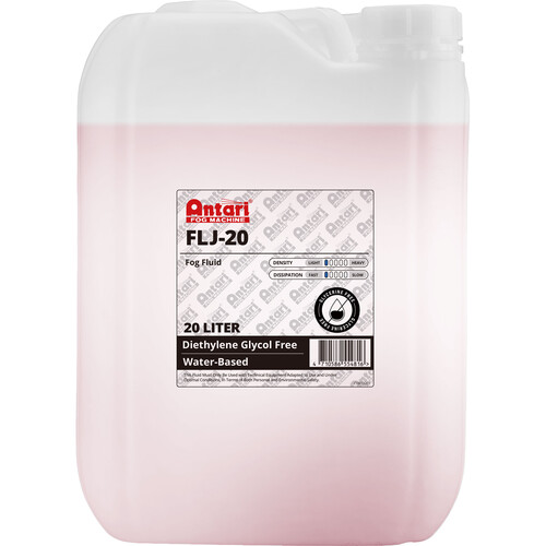 Antari FLJ-20 Light Hang Time Fog Fluid (5 Gallons Red Tint)