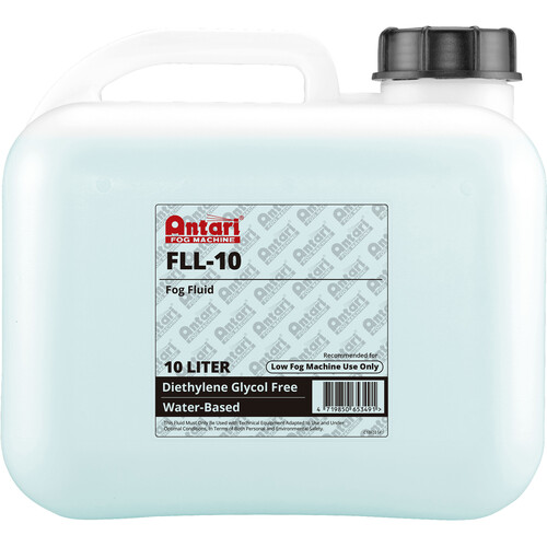 Antari FLL-10 Low Fog Effects Fluid for Antari Fog Machines (2.6 Gallon Blue Formula)
