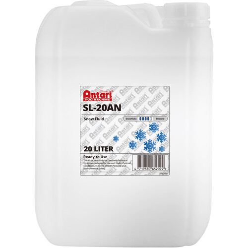 Antari SL-20AN Premium Snow Liquid for Snow Machines (5.3 Gallons)