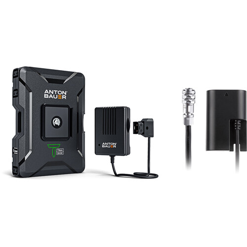 Anton/Bauer Titon Base Kit for Blackmagic Design Pocket 4K/6K with 2-Pin Connector and LP-E6 Dummy Battery