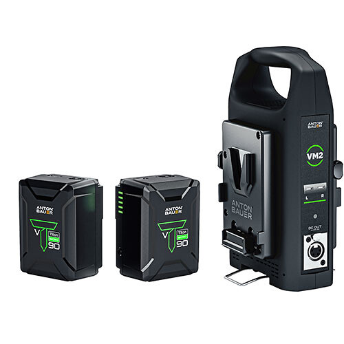 Anton Bauer Titon Micro 90 V-Mount Two-Battery Kit with VM2 Charger