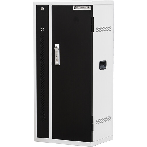 Power Technologies AC-VERT-24 24-Bay Secure Charging Cabinet for Laptops & Tablets