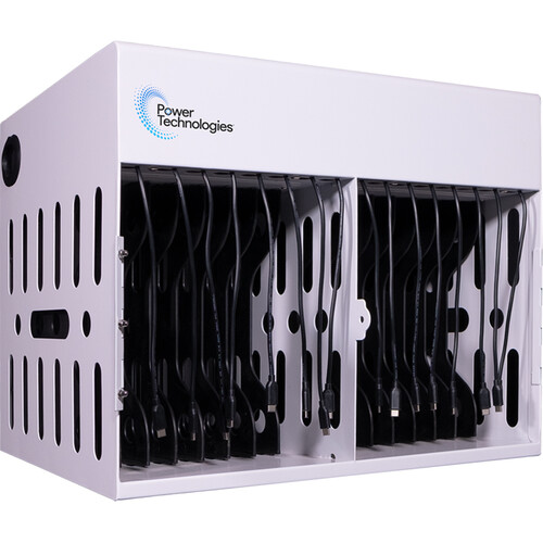 Power Technologies AC-COMP-16-H65 16-Bay Charging Cabinet for USB-C Devices