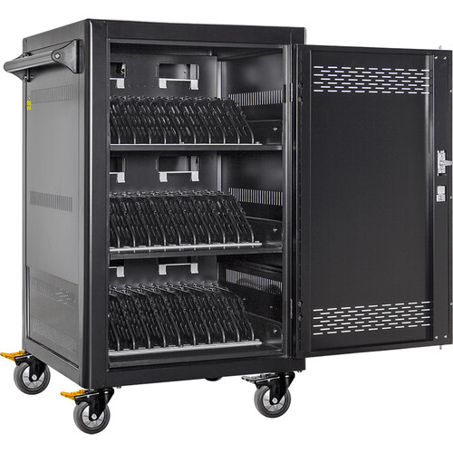 Power Technologies AC-Lite-H65C 30-Bay Charging Cart for USB-C Devices