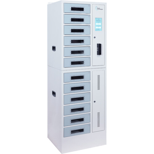 Power Technologies 12-Bay Secure RFID Charging Lockers