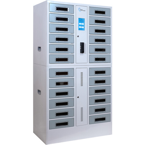 Power Technologies 24-Bay Secure RFID Charging Lockers