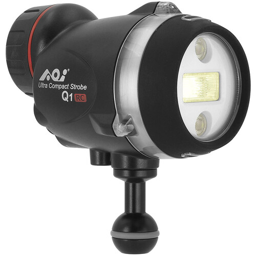 AOI Q1RC Ultracompact Underwater Strobe (Black)