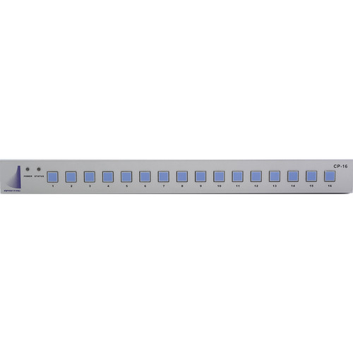 Apantac 16-Button GPI/ASCII IP Control Panel for TAHOMA Multiviewer Series