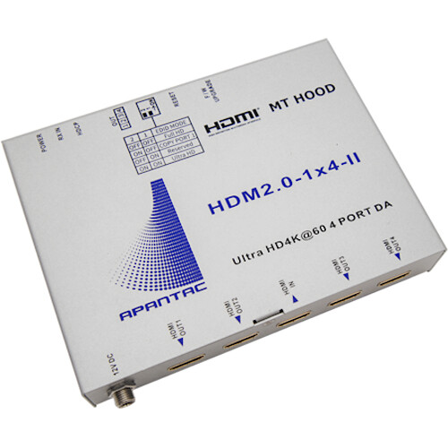 Apantac 1x2 HDMI 2.0 Distribution Amplifier and Splitter