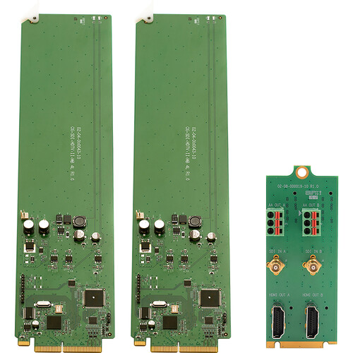 Apantac HDMI 1.3 to SDI Converter Module and Dual Rear Module with DashBoard Interface for openGear Frame